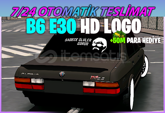 ⭐️ (CAM ÇİZİMLİ) HD LOGOLU B6 E30 ⭐️ | CP1 ⭐️ (CAM ÇİZİMLİ) HD LOGOLU B6 E30 ⭐️ | CP1