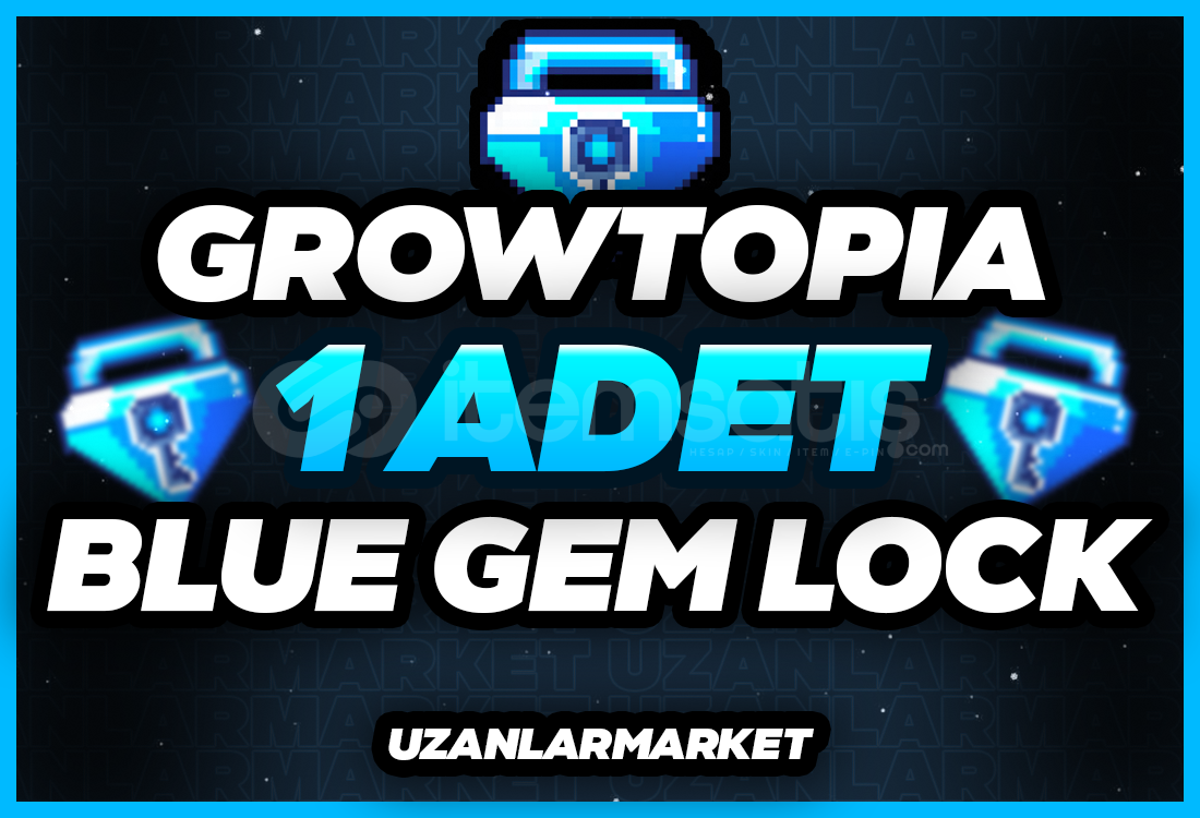 ✨1 BLUE GEM LOCK GROWTOPİA⚡JET HIZINDA ✨1 BLUE GEM LOCK GROWTOPİA⚡JET HIZINDA