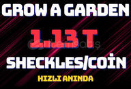 [EN UCUZ] 1.13T sheckles/coin | Grow A Garden