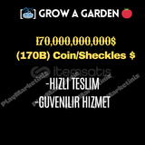 [En Ucuz] 170B sheckles/coin | ⭐Grow A Garden⭐