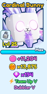 [EN UCUZ] 1x Shiny Cardinal Bunny | 1/40M 