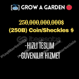 [En Ucuz] 250B sheckles/coin | ⭐Grow A Garden⭐