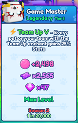 [EN UCUZ] 4x Game Master | TEAM UP V | BGS INF 