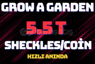 [EN UCUZ] 5.5T sheckles/coin | Grow A Garden