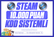 ⭐[EN UCUZ EN KALİTELİ] 10.000 Steam Puan