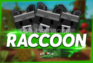 [EN UCUZ]⭐GROW A GARDEN RACCOON/RAKUN ⭐