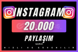 ⭐[EN UCUZ] INSTAGRAM 20.000 PAYLAŞIM⭐