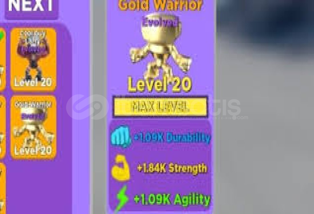 EN UCUZ | MUSCLE LEGENDS| 8x EVO GOLD WARRIOR EN UCUZ | MUSCLE LEGENDS| 8x EVO GOLD WARRIOR