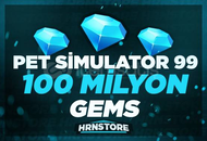 EN UCUZ | PET SİMULATOR 99 100M GEM 