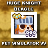 PS99 Huge Knight Beagle En Ucuz Pet Sim 99