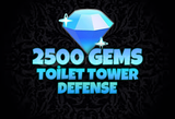 ⭐EN UCUZU⭐ 2500 GEMS Toilet Tower Defense