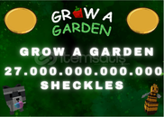 ⭐[EN UCUZU]⭐27.000T GROW A GARDEN SHECKLES⭐