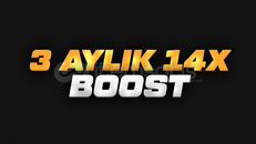 (EN UCUZU) 3 AYLIK 14X BOOST BOTSUZ