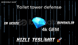 [EN UCUZU] 4k gems toilet tower defense