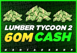 [EN UCUZU]⭐60M MONEY/CASH LUMBER TYCOON 2⭐