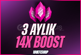 EN UCUZU ! 7/24 3 AYLIK 14X BOOST