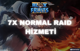 En Ucuzu | Blox Fruit 7x Normal Raid Hizmeti