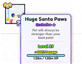 en ucuzu huge santa paws