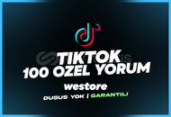 ⭐[EN UCUZU]TİKTOK 100 ÖZEL YORUM⭐