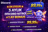 ⭐EN UYGUN⭐ 3 AYLIK NITROLU HESAP | +1 AY BONUS