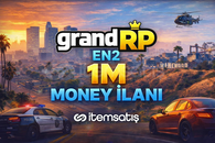 ✔️【EN2】✔️【GrandRP】✔️【 1M Game Money Boost 】✔️