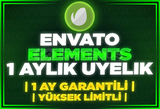 ⭐️ENVATO Elements 1 Aylık | YÜKSEK LİMİT⭐️