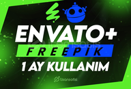 ⭐️ Envato + Freepik ⭐️ 1 Aylık - Şahsi Kullanım