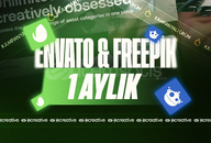 ENVATO & FREEPİK Premium 1 Aylık | ExeCreative