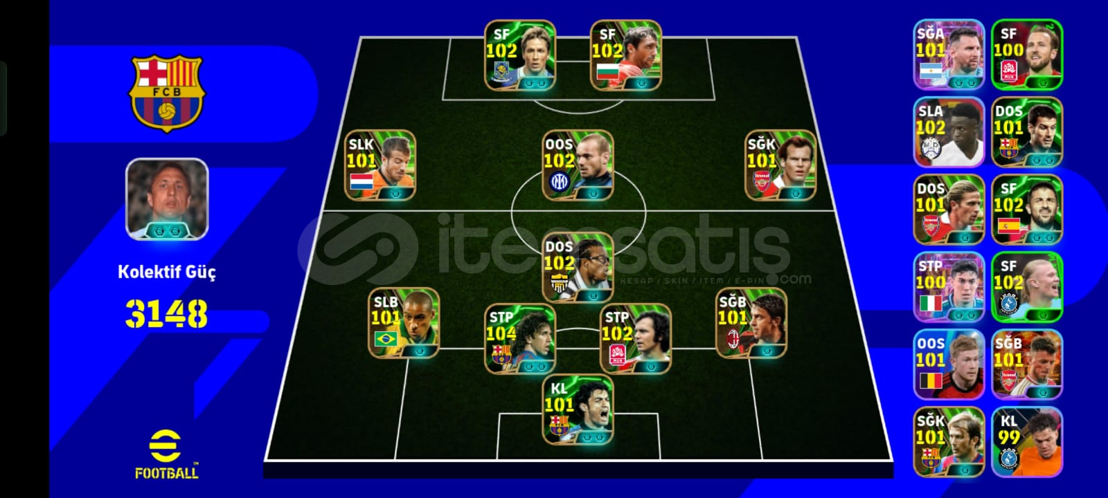 ⭐ Epic Dolu eFootball Hesabı - 3150 ⭐ ⭐ Epic Dolu eFootball Hesabı - 3150 ⭐