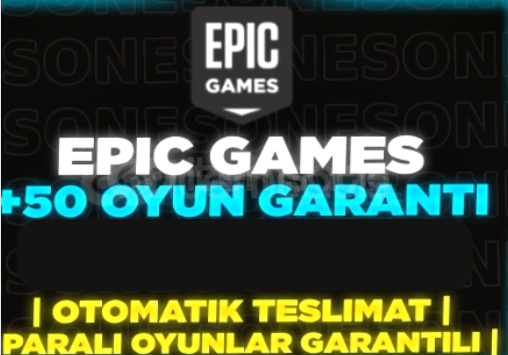 EPİC GAMES +50 OYUNLU RANDOM⭐GARANTİLİ  EPİC GAMES +50 OYUNLU RANDOM⭐GARANTİLİ