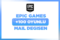 ⭐EPİC GAMES MAİL DEĞİŞEN +100 OYUNLU HESAP⭐