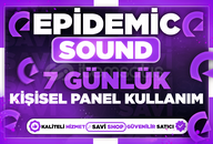 EPİDEMİC SOUND 1 HAFTA KİŞİSEL KULLANIM
