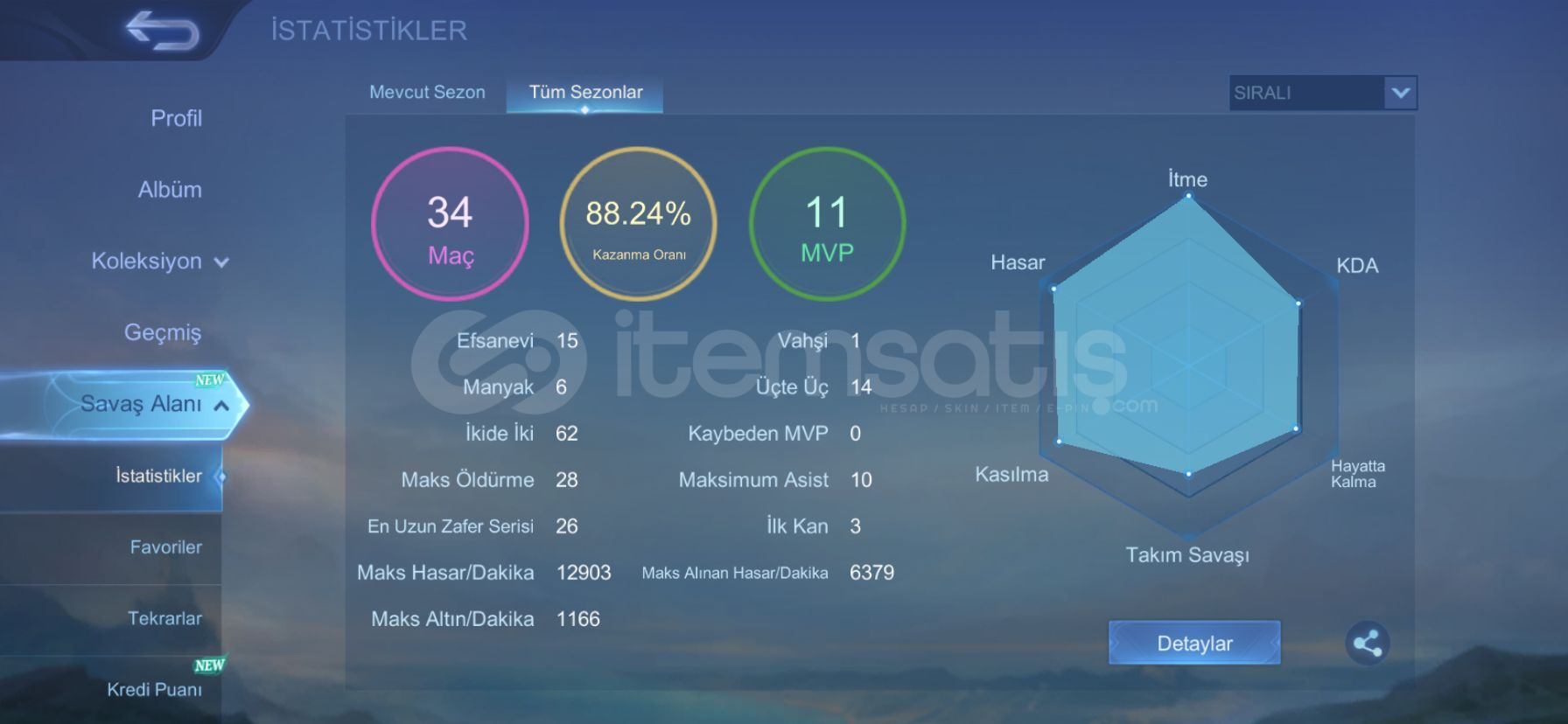 ⭐EPİK 5 YÜKSEK KDA YÜKSEK WR ⭐EPİK 5 YÜKSEK KDA YÜKSEK WR