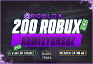 ⭐Erişim Engelsiz 200 Robux Komisyonsuz