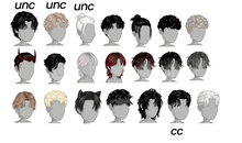 Erkek saçları uyguna