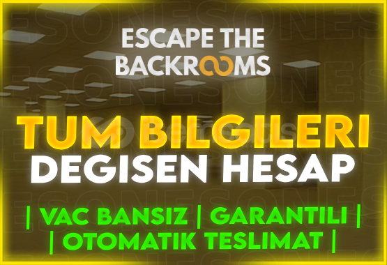 ⭐️ESCAPE THE BACKROMS | HERŞEYİ DEĞİŞEN⭐️ ⭐️ESCAPE THE BACKROMS | HERŞEYİ DEĞİŞEN⭐️