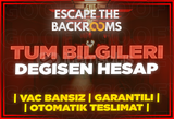 Escape the Backrooms + Online | Herşeyi Değişen