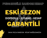 ESKİ SEZON GARANTİLİ HESAP - PUBGM RANDOM