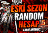 ⭐ESKİ SEZON⭐ GARANTİLİ PUBG RANDOM HESAP⭐