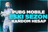 ⭐ESKİ SEZON GARANTİLİ RANDOM PUBG MOBİLE