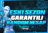 ⭐ESKİ SEZON⭐ GARANTİLİ RANDOM PUBGM HESAP