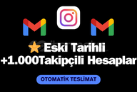 ⭐️Eski Tarihli +1.000 Takipçili Hesaplar⚡️ ⭐️Eski Tarihli +1.000 Takipçili Hesaplar⚡️