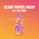 Eski Tarihli +20000 Takipçili Hesap-TakipçiGRNTL