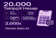 Eski Tarihli - 20000 Takipçili - 30 Gün Telafi