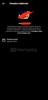 ⚡[ESKİ TARİHLİ] 2014 KURULUM İNSTAGRAM HESABİ ⚡