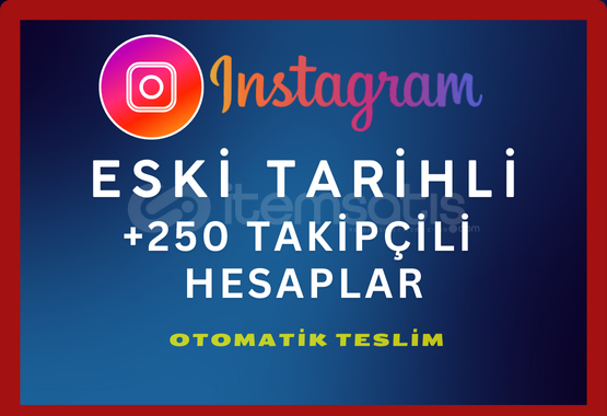 ESKİ TARİHLİ +250 TAKİPÇİLİ İNSTAGRAM HESAPLARI ESKİ TARİHLİ +250 TAKİPÇİLİ İNSTAGRAM HESAPLARI