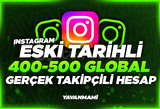 Eski Tarihli 400-500 Global Gerçek Takipçili 