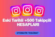 ⭐️Eski Tarihli +500 Takipçili Hesaplar⚡️