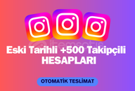 ⭐️ Eski Tarihli 500 Takipçili Hesaplar⚡️