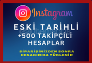 ESKİ TARİHLİ +500 TAKİPÇİLİ İNSTAGRAM HESAPLARI ESKİ TARİHLİ +500 TAKİPÇİLİ İNSTAGRAM HESAPLARI